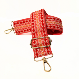 Strap Red Orange Dots